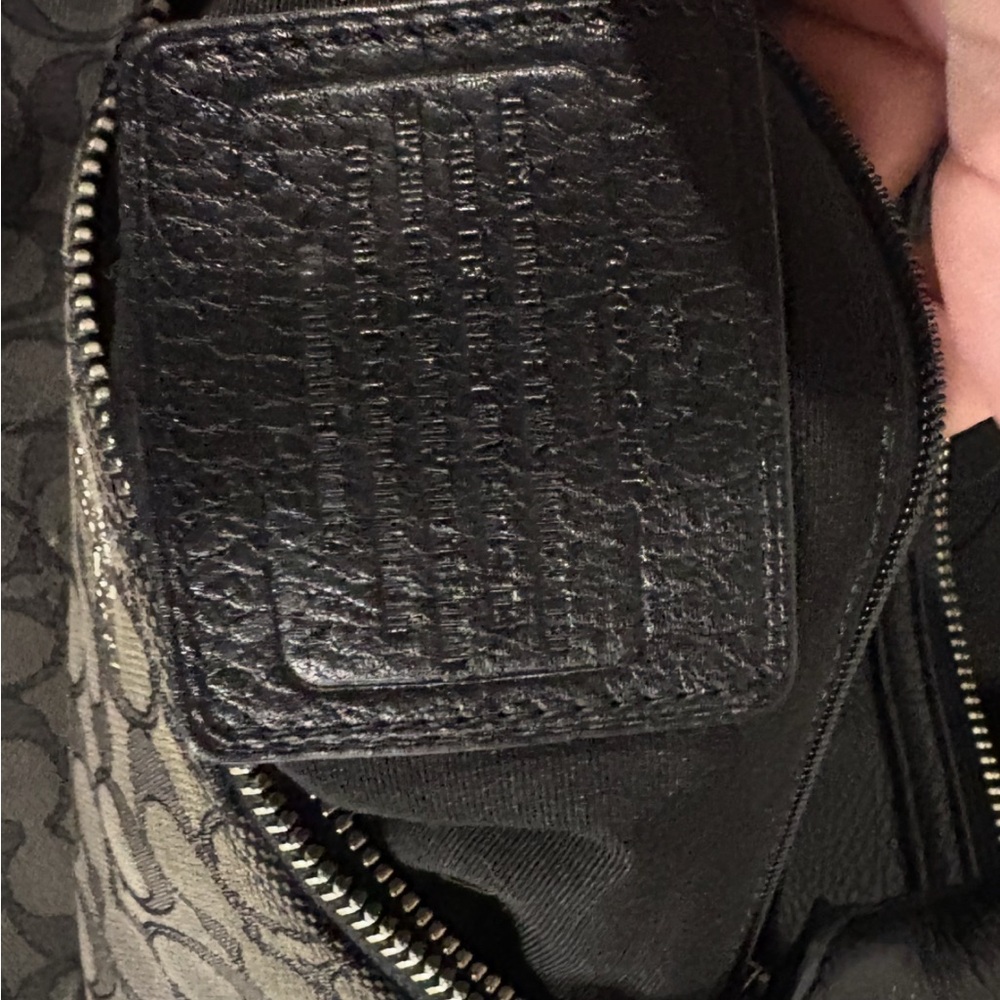 Coach Men's Black and Gray Belt Bag